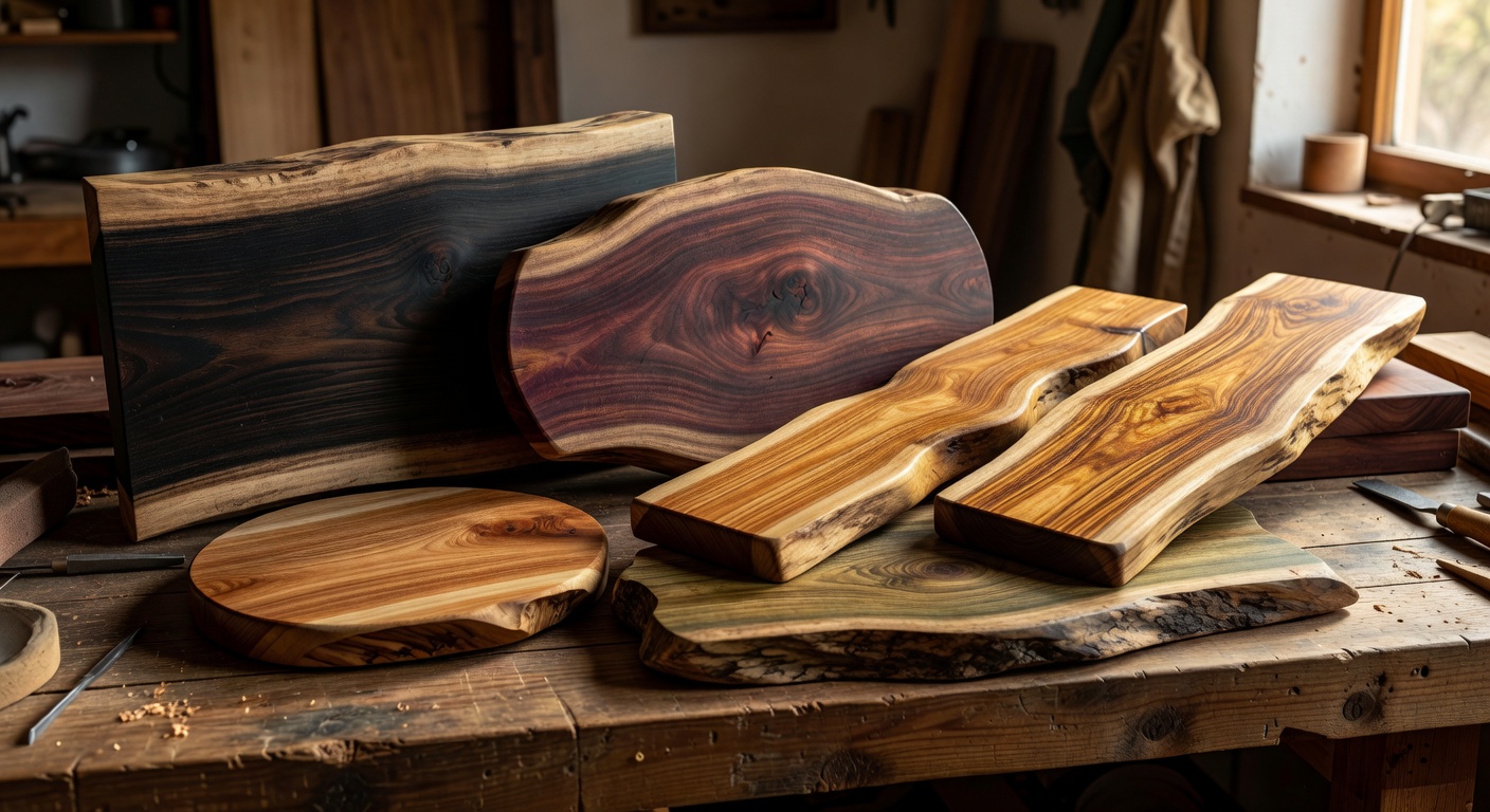 Tabla madera exótica